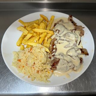 Solomillo de cerdo al Roquefort