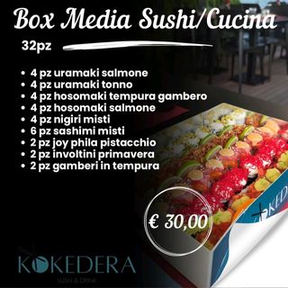 Box Media Sushi/Cucina *32pz*