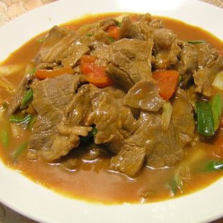 Ternera Con Salsa Curry