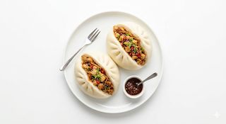 Pan Bao Con Pollo Sha-cha (2 Uds.)