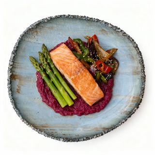 Losos steak i povrće