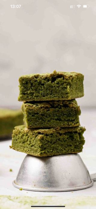 Brownie té matcha