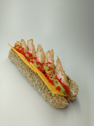 Рол дог з креветкою темпура