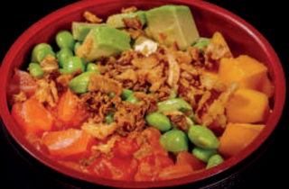 120 Spicy salmon poke