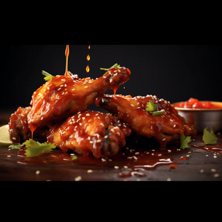 Sriracha & honey wings 