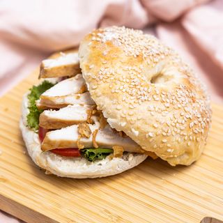 Menu Bagel de Frango