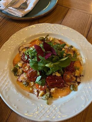 Карпачо в дуеті з восьминога та лосося