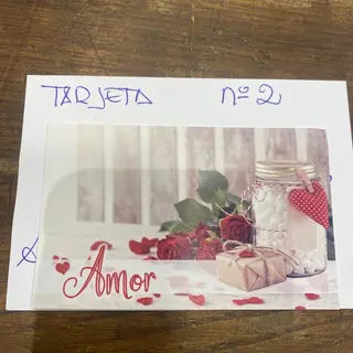 Tarjeta Amor . Modelo 2