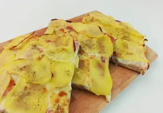PIZZA BACON E PATATE PORZIONE