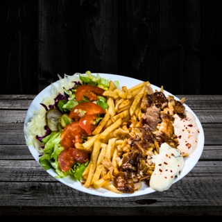 Shaorma la farfurie de vită