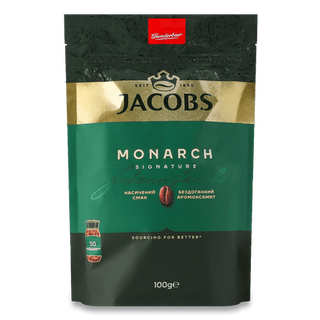 Кава розчинна Jacobs Monarch економ-пакет (100г)