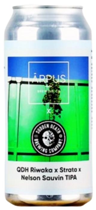 Arpus X Sudden Death QDH Riwaka X Strata X Nelson Sauvin TIPA Arpus Brewing Lata 44 cl.