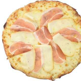 Pizza provola e speck