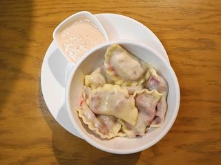 Вареники с вишней 