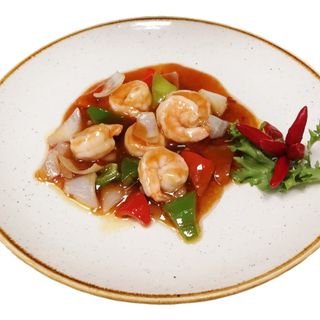 Kungpao gamberi