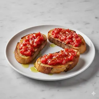 Tapa De Bruschetta De Tomate
