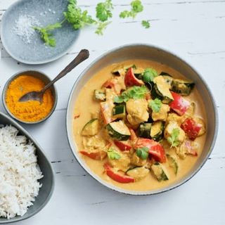 Pollo Al Curry Tailandés