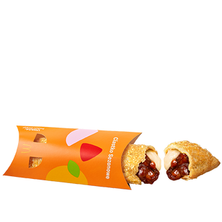 Ciastko śliwka & krem o smaku waniliowym