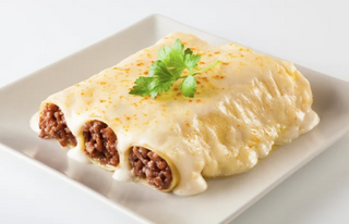 Bandeja de 3 canelones con bechamel