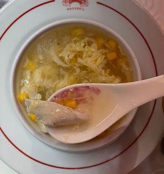 Sopa De Maíz Con Pollo