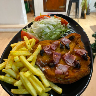 Milanesa BACON Y CIRUELA