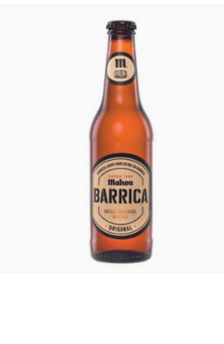 Cerveza Mahou Barrica original 1/3
