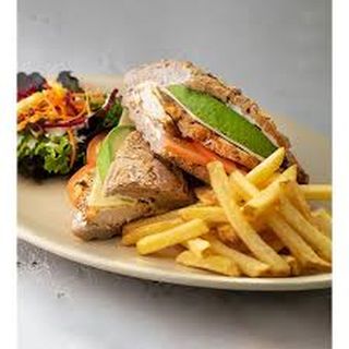 Avocado Chicken Sandwich & Fries