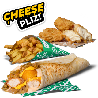 CHEESE WŁAP ZESTAW POWIĘKSZONY