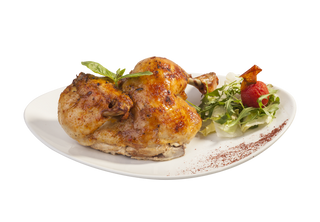 Печено пиле 1/2 (750г)