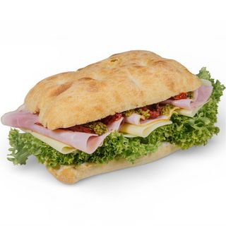 Focaccina prosciutto cotto