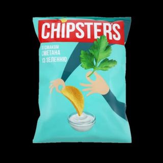 Chipsters Сметана Та Зелень (70г)