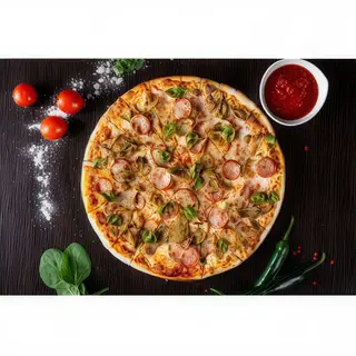 Pizza Specialitatea bucatarului 60x40