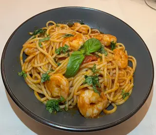 Spaghete cu creveti 