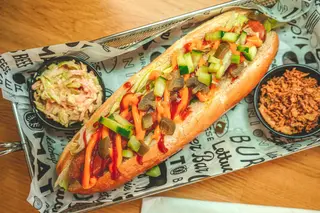 Hot dog wagyu