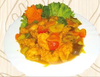 Królik smażony w sosie curry 350g