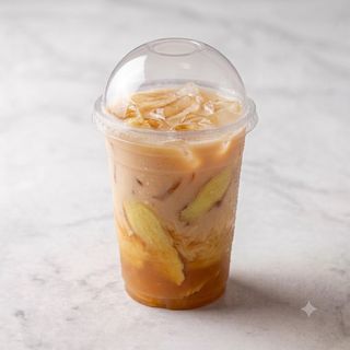 Tè con latte allo zenzero