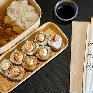 Sushi + plato principal