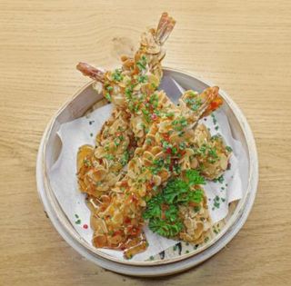 Camarões com Amêndoa 4 Peças