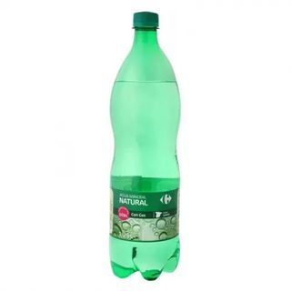 Agua Mineral con Gas Carrefour Botella 1,25 L.