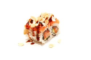 Salmone mandorle roll