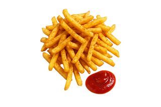 Ostre frytki z sosem