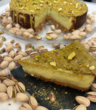 Cheesecake Pistacho y chocolate blanco