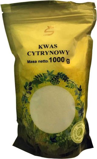 Kwas kwasek cytrynowy jednowodny spożywczy 1kg STANLAB