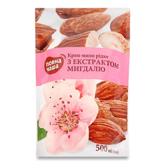 Крем-мило рідке «Повна Чаша» з екстрактом мигдалю (500мл)