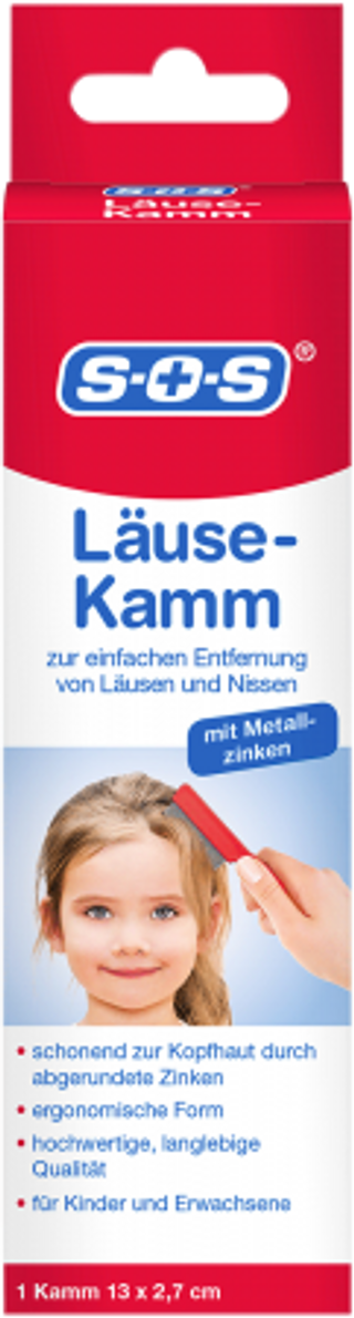 სოს - ტილების სავარცხელი 13X2,6სმ 1257 #1