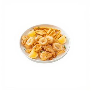 Plato De Calamares Con Patatas