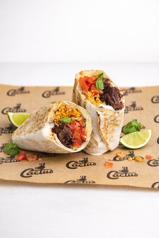 Burrito z krewetkami