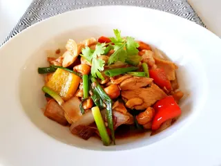 Wok pad med mamuang