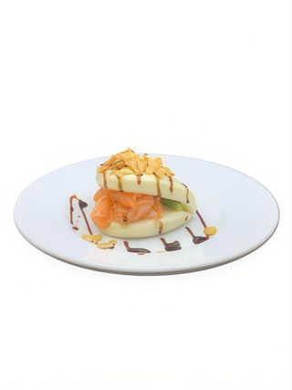 190. Gao bao di salmone - 1 pezzo