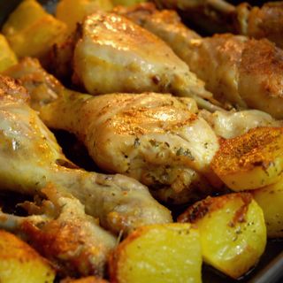 Cosce di pollo a forno